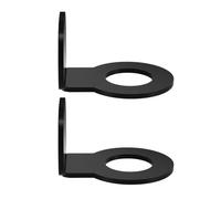 2 Pcs Black Acrylic Baseball and Golf Ball Display Stand with Adjustable Design for Individual Practice the Go Training, Multisport Versatile Ball Holder Rack