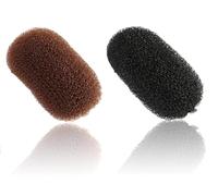 2 Pcs Black and Brown Charming Volume Inserts Hair Comb Do Beehive Hair Style Tool Pads, Do Beehive Base Styling Clip Accessories for Women Lady Girl Hair Accessories Hair Bun and Crown Shapers