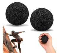 2 PCS Black Callus Ball for Hand, Moon Grips Ball Callus, Skin Conditioning Hand Strengthener Grip Trainer, Portable Grip Strength Training Fidget Tool for Rock Climbing, Gym Fitness
