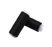2 Pcs Black Cotton Thread,Polyester Black Thread for Sewing Machine Threads Strong Embroidery Sewing Threads,110 Yards Each,Universal All Purpose Hand and Machine Sew,Ideal for Materials and Fabrics