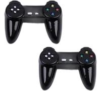 2 Pcs Black Dollhouse Model Gamepad Model Gamepad Dollhouse Wireless Game Controller Decoration 1:12 Dollhouse Decor Accessories,Doll House Miniatures Play Set