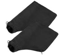 2 Pcs Black Dust Collection Bags, Replacement Anti Dust Cover Bag for 255 Miter Saw with Zipper, Adjustable Stand Dust Bag for Belt Sander Parts Diagonal Saw Miter Saws Accessories