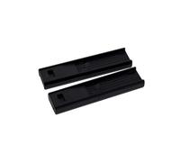 2 Pcs Black Saxophone Reed Clips ABS Plastic Clarinet Reed Protection Clip For 2 Reeds Woodwind Maintenance Accessories