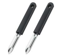 2 Pcs Black Set Vegetable Peeler & Potato Peeler for Potatoes, Carrots, Cucumbers, Apples
