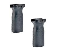 2 Pcs Black Vertical Grip Universal Plastic Airsoft Tactic Grip for Airsoft Rail Accessories