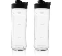 2 Pcs Blend Active Bottles, Blender Bottles Replacement, Universals Juices Container, Lightweight Juicing Machine Part Plastics Juices Cup Materials for BLSTPB BLSTP2 Blender Cup