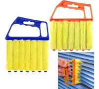 2 Pcs Blind Cleaner, Venetian Blind Cleaner Tool,Blind Duster for Wooden Blinds,Reusable Blind Cleaners for Wooden Blinds,Mini Duster For Window & Air Conditioner Blinds Dust Dirt