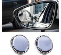 2 Pcs Blind Spot Mirror for Audi S Series RS Series e-tron GT Q4 e-tron Q6 e-tron Q8 e-tron A6 e-tron A5 (B10), Round HD Glass Convex 360° Wide Angle Side Rear View Mirror, Blind Spot Car Mirror