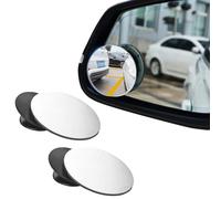 2 Pcs Blind Spot Mirrors,Adjustable HD Glass Convex Mirror Maximize RearView Universal,360°Rotatable Convex Rear View Mirror,blind spot mirrors ，for SUVs & Trucks,Cars