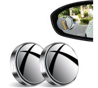 2 Pcs Blind Spot Mirrors For Cars for Audi A3 Sportback 8Y 2020-2024, Blindspot Mirrors 360° Rotate Sway HD Glass Round Curved Convex Wide Angle Mirror for Car SUV Trucks Traffic Safety