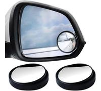 2 Pcs Blind Spot Mirrors for Cars - Waterproof HD 360°Rotatable Convex Rear View Mirror Maximize RearView for Universal Cars SUV Trucks Traffic Safety