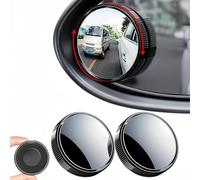2 Pcs Blind Spot Mirrors for Opel Meriva B 2014-2017, Convex Wing Mirror Glass HD Rotatable,Round 360° Rotate, Wide Angle Rear View Mirror