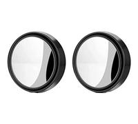 2 Pcs Blind Spot Mirrors for Peugeot Partner Expert Boxer Rcz, Stick On Blindspot Mirror Small Circular Mirrors for Car Rearview 360°Rotatable Convex Rear View Mirror,Black