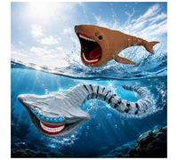 2 Pcs Bloop Sea Monster,3D Printed Flexible Articulated Fidget Figures