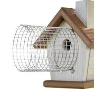 2 Pcs Blue Bird House Predator Guards, Wire Entrance Guard, Snake Guard, Birdhouse Hole Protector for Eastern Bluebird and Their Babies Safe (Rounded)