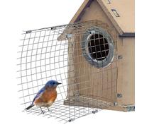 2 Pcs Blue Bird House Predator Guards, Wire Entrance Guard, Snake Guard, Birdhouse Hole Protector for Eastern Bluebird and Their Babies Safe (Square)