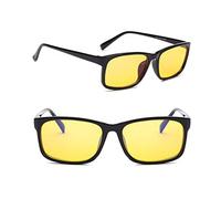 2 Pcs Blue Light Blocking Gaming Glasses Night Driving Glasses Anti Glare Night Vision Glasses for Driving, Reading at Night