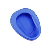 2 Pcs Blue Plastic Bedpan for Bedridden Elder Care