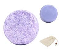 2 Pcs Blueberry Shampoo & Conditioner Bar Set with Foaming Net, 1.92 oz / 60 g Each, Sulfate-Free Hair Care for All Hair Types, Natural Plant Extract Formulas, Hydrating and Refreshing
