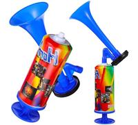 2 Pcs Boating Air Horn Hand Push Pump Pp Blue for Football Matches