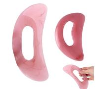 2 Pcs Body Gua Sha Massage Tool - Pink Guasha Scraper Set, Anti-Cellulite, Multifunctional, Ergonomic Design - Ideal for Legs, Back, Face, Neck, Muscle Relaxation, Pain Relief