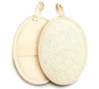 2 PCS Body Sponges for Shower,Body Scrubber,Body Exfoliator,Bath Sponges for Adults,Face Scrubber,Exfoliating Body Scrub,Natural Sponge,Exfoliating Pads,Exfoliating Sponge