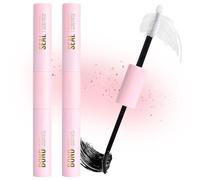 2 PCS Bond and Seal Lash Glue, Black Eyelash Glue with Waterproof Lashe Cluster Glues for Eyelash Extension, Strong Lash Clusters Glues Bond and Seal for Beginners