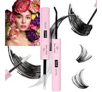2 Pcs Bond and Seal Lash Glue, Eyelash Bond, Long Lasting Strong Hold Waterproof 2 in 1 Cluster Eyelash Glue for DIY Lash Extensions, for Beauty Enthusiasts a Gift for Mothers and Girlfriends