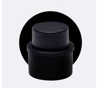 2 Pcs Bottle Pump Caps Drinks Stoppers Bottle Caps for Soda Drinks (Black)