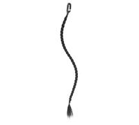 2 Pcs Braid Extensions Hair, Long Braided Hairs Piece Ponytail Clip in Extension Synthetic Hairpieces for Women Girls Daily Use Party(Natural Black)