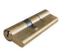 2 PCS Brass Door Lock Cylinder Lengthened 65 70 80 90 Mm Full Size Biased Core Anti-Theft Entrance Part(90mm(45-45))