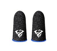 2 Pcs Breathable Gaming Finger Sleeve Game Gloves Anti Sweat Thumb Cot Fingertip Cover for Mobile Games COD ROS Gaming Sleeve Cot Gaming Sensitive Touch Feeling