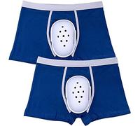 2 Pcs Breathable Post Circumcision Underwear for Boys, Circumcision Underwear, Surgery Recovery Pants, Healing Support Boxer Shorts, for Use After Pediatric Surgery(Light Blue,XL-XLarge)