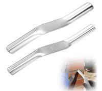 2 PCS Brick Jointer 1/2 Inch x 5/8 Inch Double Ended Pointing Tool Heavy Duty Mortar Finishing Professional Bricklaying Tools for Builders Masons Repointing and Jointing Tool