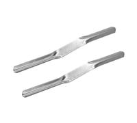 2 Pcs Brick Jointer Tool 1/2 inch x 5/8 inch,Double End Mortar Finishing Tool Bricklaying Tool Jointing Tool Pointing Tool for Builders and Bricklayers Professional Joints Between Bricks