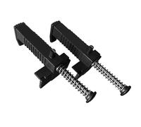 2 PCS Brick Line Runner Black Brick Liner Clamps Stable Wire Drawer Bricklaying Tools Fixer Measuring Tools for Building Construction Wall Builder Engineering Accessory