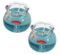 2 PCS Bubble Candle, Mini Candles Set for Relaxation, Mini Fish Tank Design for Home Decor, Cute Candles for Meditation and Gifts, Bubble Fish Tank Candles