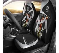 2 Pcs Bucket Seats Covers Absorbent Sweat Car Seat Protector Non-Slip Car Seat Cover Universal Fit Car Suv Truck Love Jesus God Cross Line Style