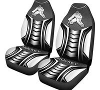 2 Pcs Bucket Seats Covers Comfortable Car Seat Cover Machine Washable Car Seat Protector Universal Fit Sedan Mpv Suv Hockey Boy Shape Dot Line