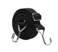 2 Pcs Bungee Cords with Hooks, Bungee Straps 3.28ft-16.4ft Long, for Luggage Camping Roof Racks Moving(3m black)