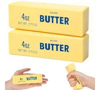 2 Pcs Butter Squishy, Doh Fidget toys, Butter Stick Squishies Stress Balls Fidgets, Slow Rising Squishys, Soft Squeeze Stress Relief Butters,Sensory Anxiety Relief Fidget Toys Adults Kids Novelty Gift