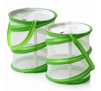 2 PCS Butterfly Kit, Foldable Butterfly Net for Caterpillar to Butterfly, for Nature Observation and Insect Study