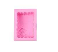 2 Pcs Butterfly Soap Silicone Molds DIY Craft Tools for Home DIY Rectangle Shaped Handmade Making Soap Moulds for Homemade DIY(Pink B)