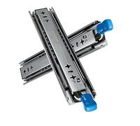 2 Pcs Cabinet Drawer Runners - Ball Bearing Slides Heavy Duty, with Lock, 10in 24in 56in, Heavy Load, Sturdy, Wear-Resistant, Rust-Proof, Retractable, Long Service Life, Slide Rail