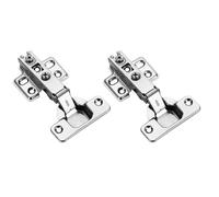 2 PCS Cabinet Hinges Kitchen Cupboard Hinges Full Overlay Door Hinges for Cabinet Door Wardrobe