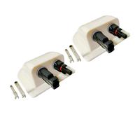 2 PCS Cable Raceway, IP68 Waterproof Junction Box for Safe and Stable Solar Connections