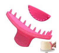 2 PCS Cake Arch Guide Tool, Cake Piping Guide Tool, Ruffle Guide Stencil, Convenient for Controlling The Size and Position of The Arc, Convenient for Beginners to Use (A-2pcs)