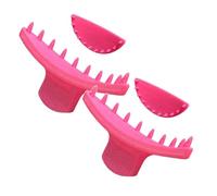2 PCS Cake Decorating Tools Set, Cake Piping Guide with Measurement Marks for 6", 8" for Cakes Beginners Bakers,Professional Cake Arch Guide Tool & Ruffle Stencil for Precise Frosting (Pink, 2Set)