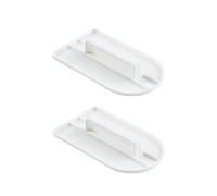 2 PCS Cake Smoother Set, Fondant Smoother, Cream Smoothers,Kitchen Baking Tool for Home Kitchens Cake Shops Candy Shops Ideal for Home Bakers, Dessert Lovers, and Pastry Chefs (White)