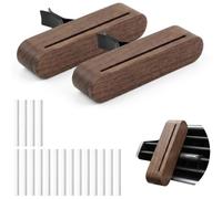 2 Pcs Car Air Freshener Sticks for Land Rover Discovery IV 2009-2017 | Walnut Car Air Freshener, Car Fragrance for Lasting Freshness, with 18 Unscented Replaceable Fragrance Sticks